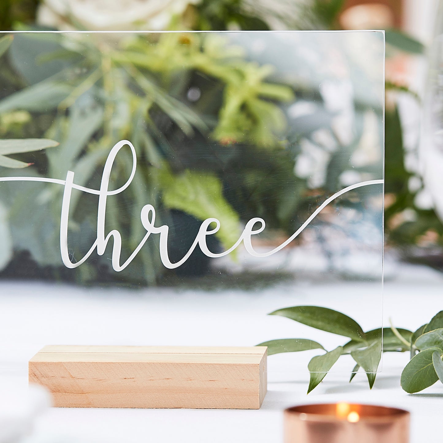 Acrylic Table Numbers