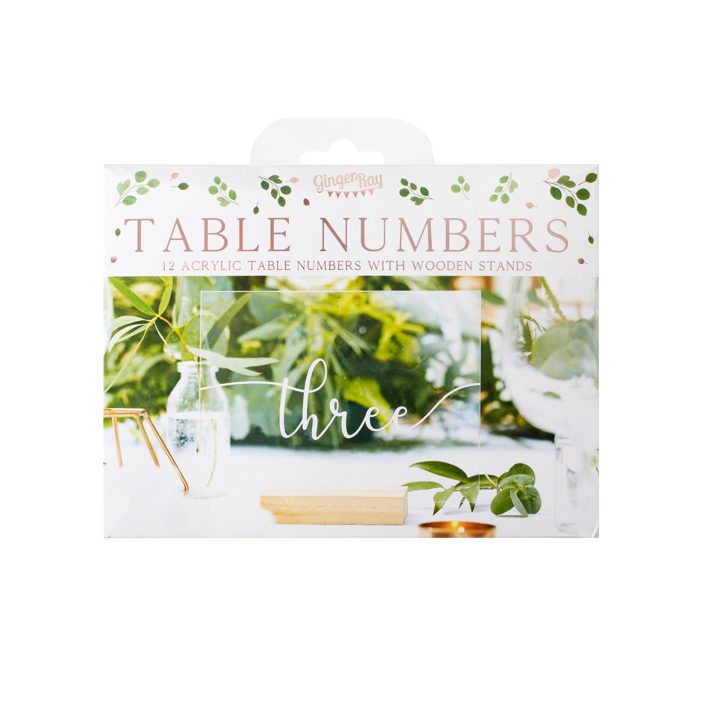 Acrylic Table Numbers
