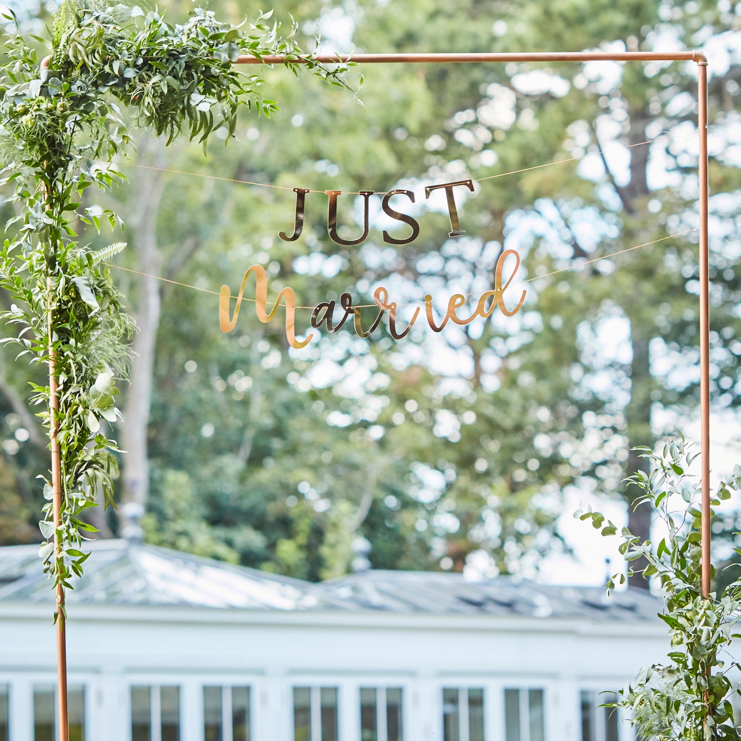 Copper Frame Wedding Arch