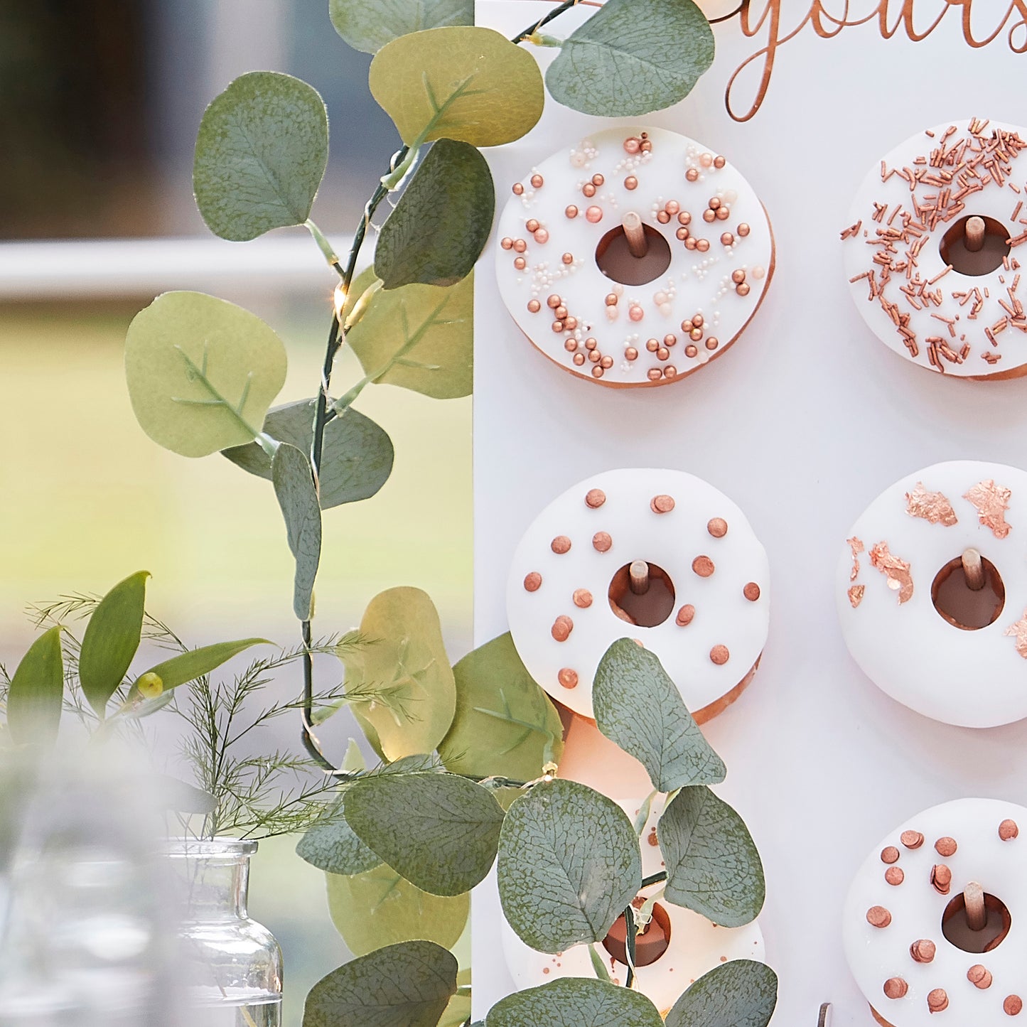 Artificial Eucalyptus Garland With Lights