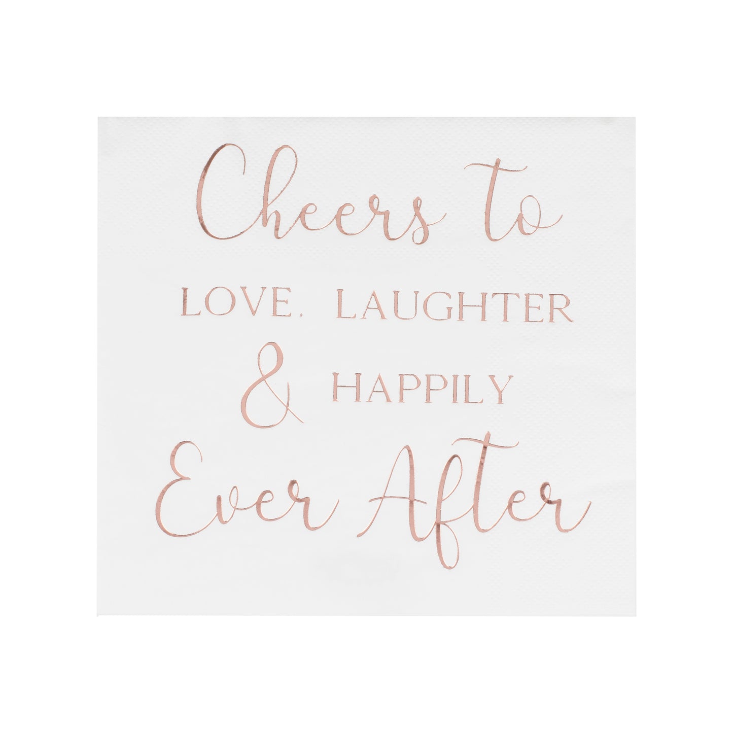 Happily Ever After Paper Wedding Napkins