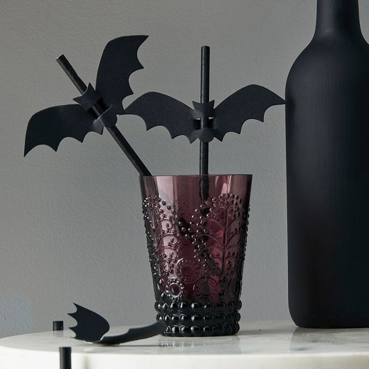 Bat Halloween Paper Straws