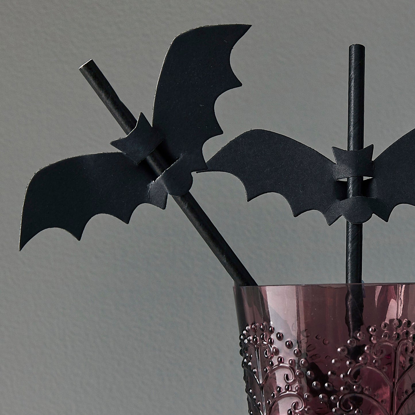 Bat Halloween Paper Straws