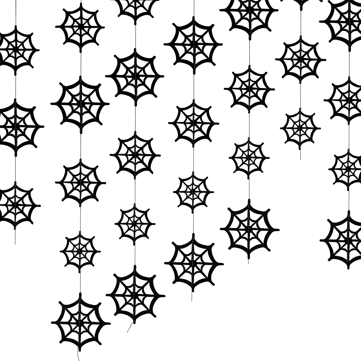 Cobweb Halloween Party Backdrop Decoration