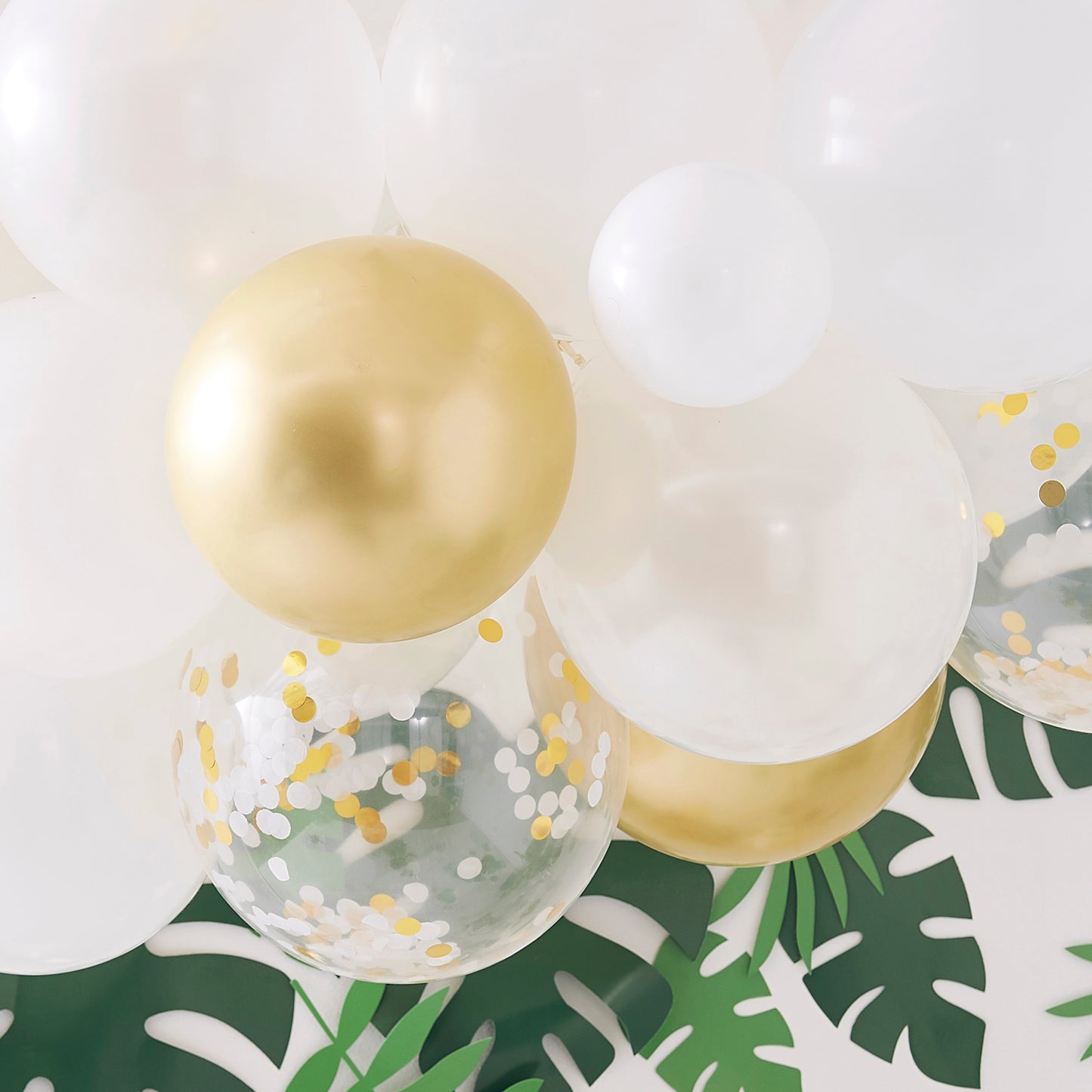 Gold Chrome Balloon Arch