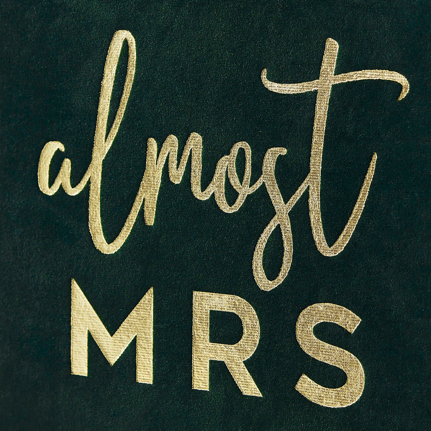 Green Velvet Almost Mrs Hen Party Book