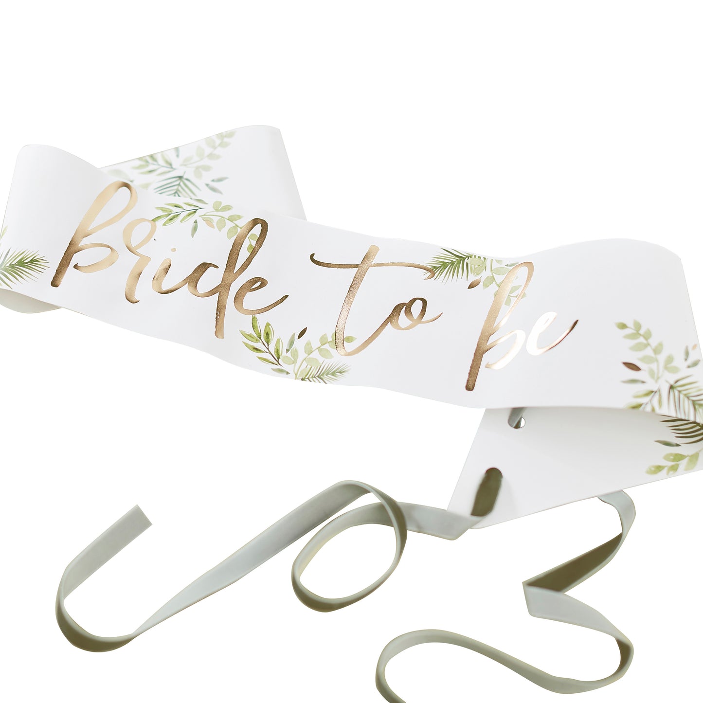 Gold Foiled Bride To Be Sash