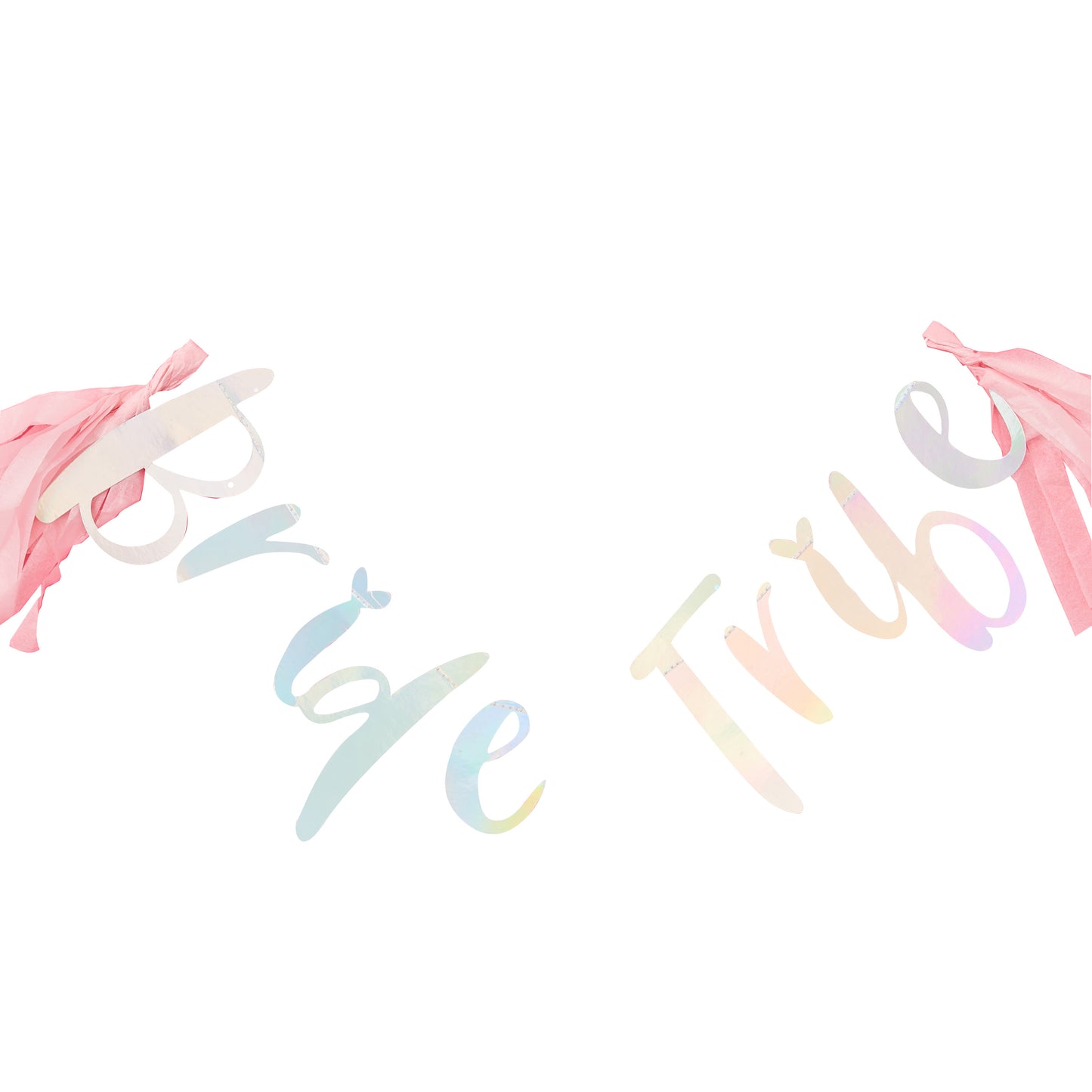 Iridescent Bride Tribe Hen Party Banner