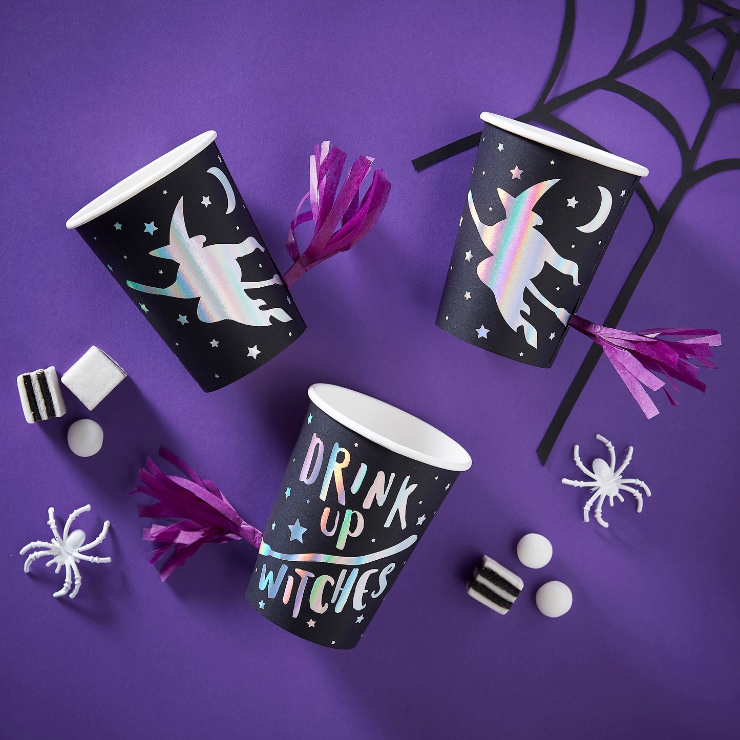 Drink Up Witches Tassel Halloween Cups