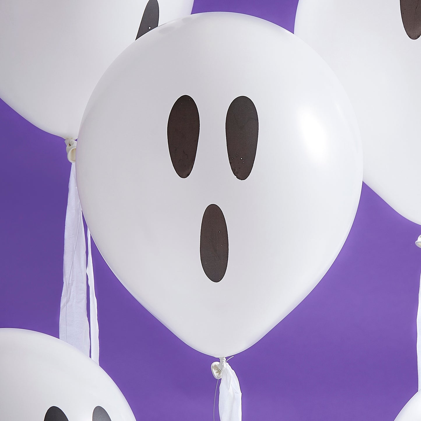 Ghost Halloween Streamer Balloons