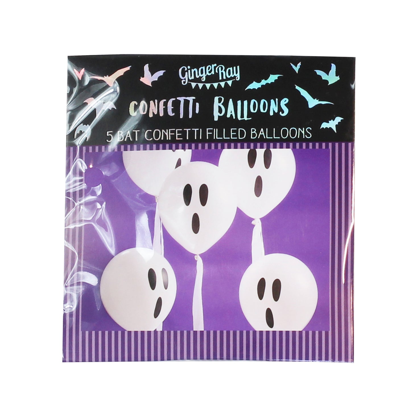 Ghost Halloween Streamer Balloons