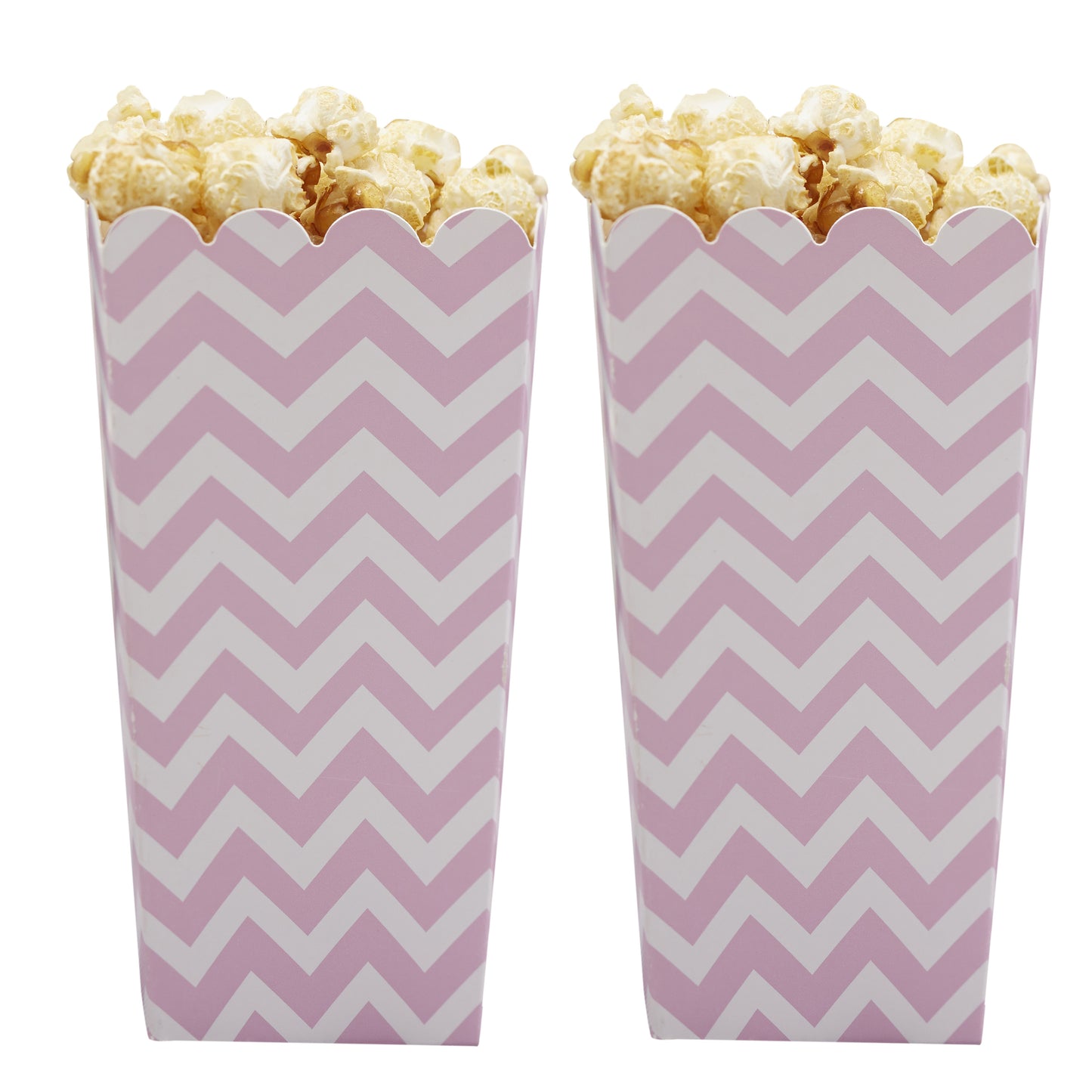 Popcorn Boxes - Pink - Chevron Divine