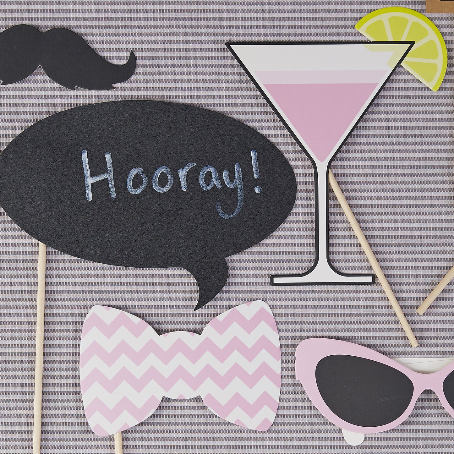 Photo Booth Props - Chevron Divine