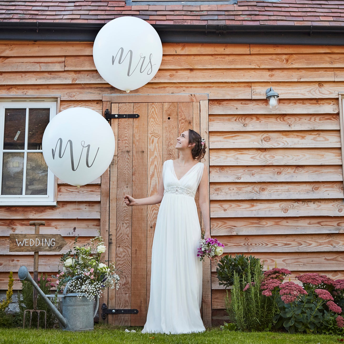 Giant Mr and Mrs Wedding Balloons