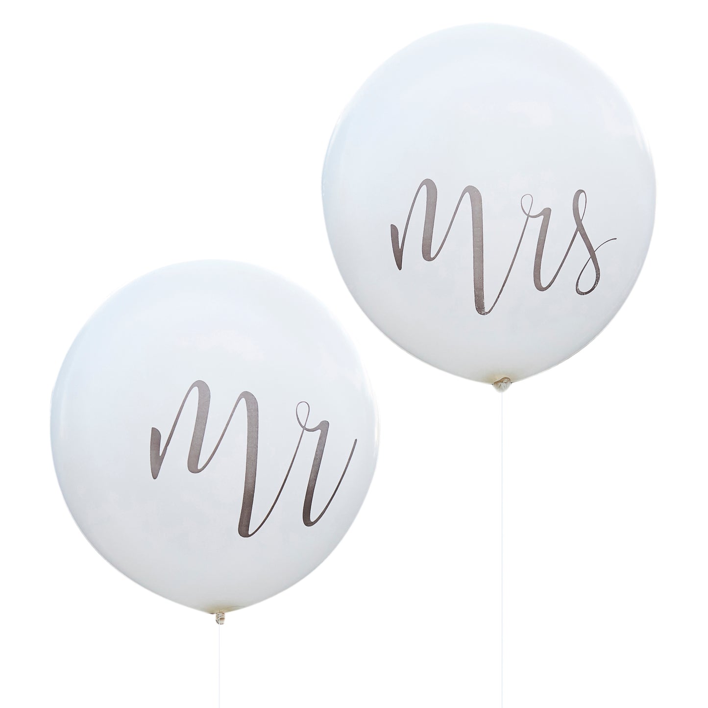 Giant Mr and Mrs Wedding Balloons