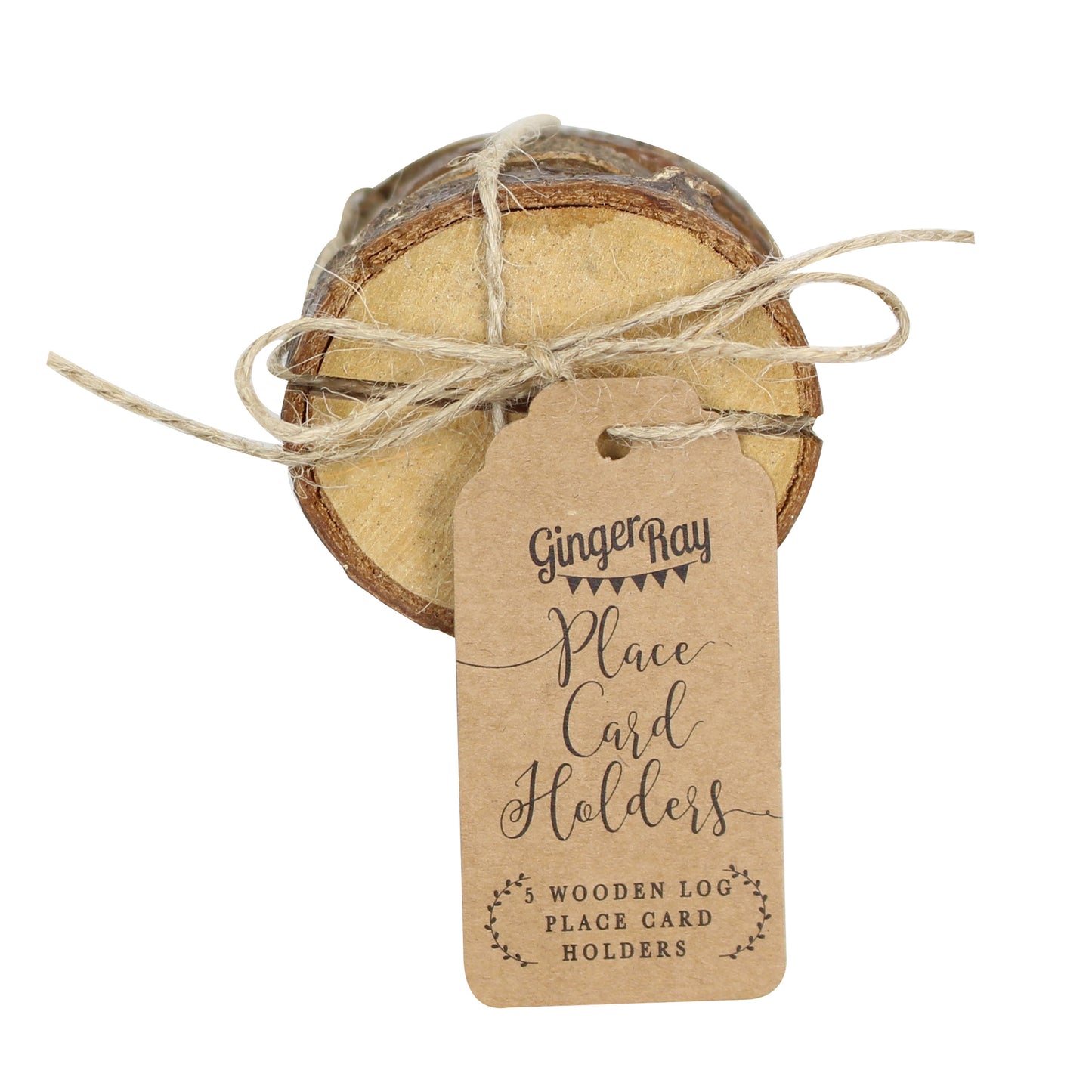 Wooden Wedding Place Card Holder