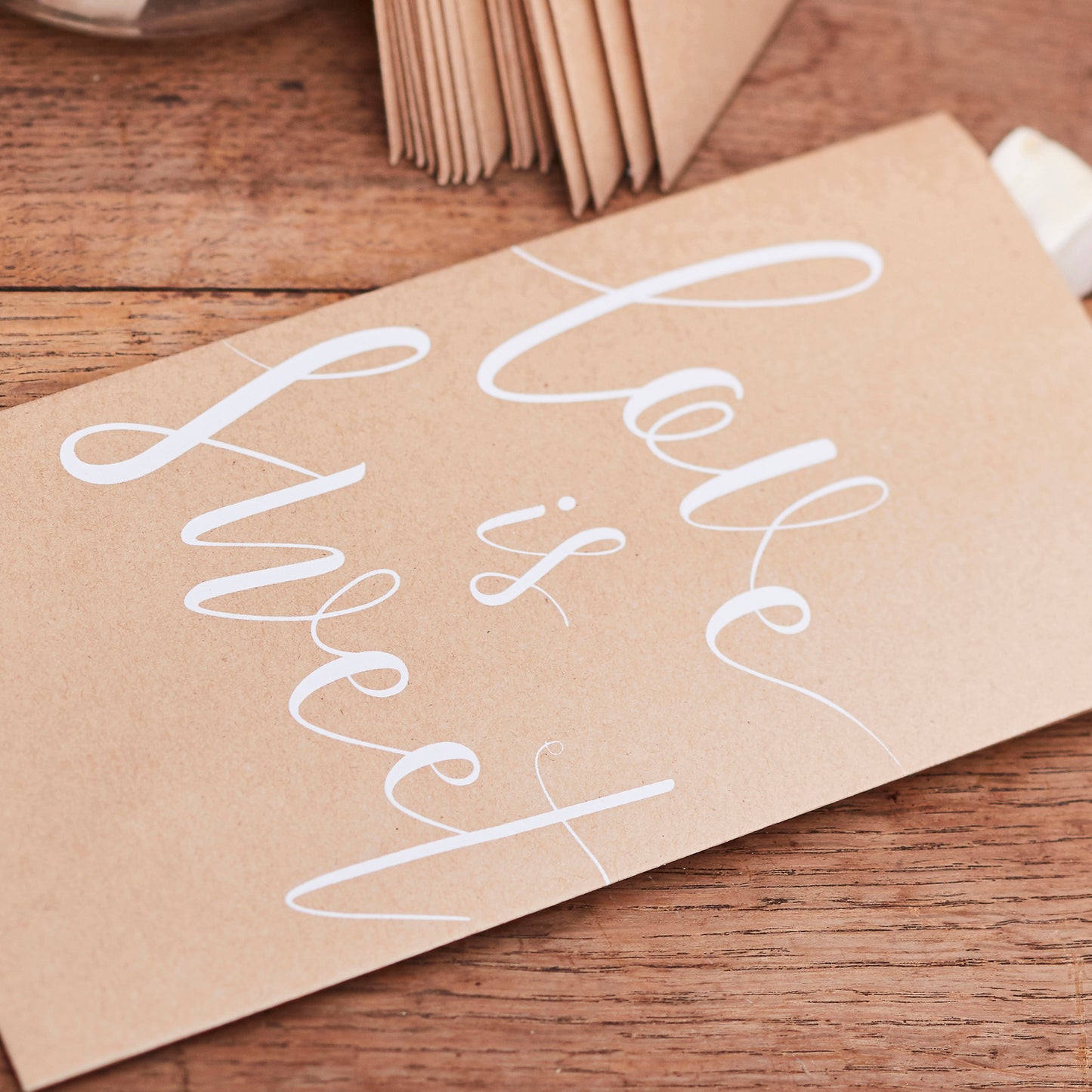 Love Is Sweet Wedding Favour Sweet Bags