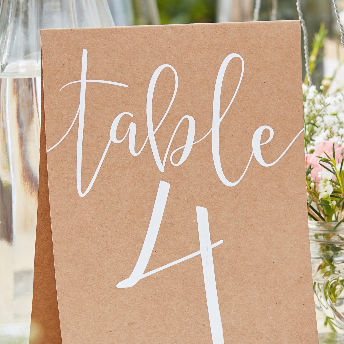 Rustic Wedding Table Numbers 1-12
