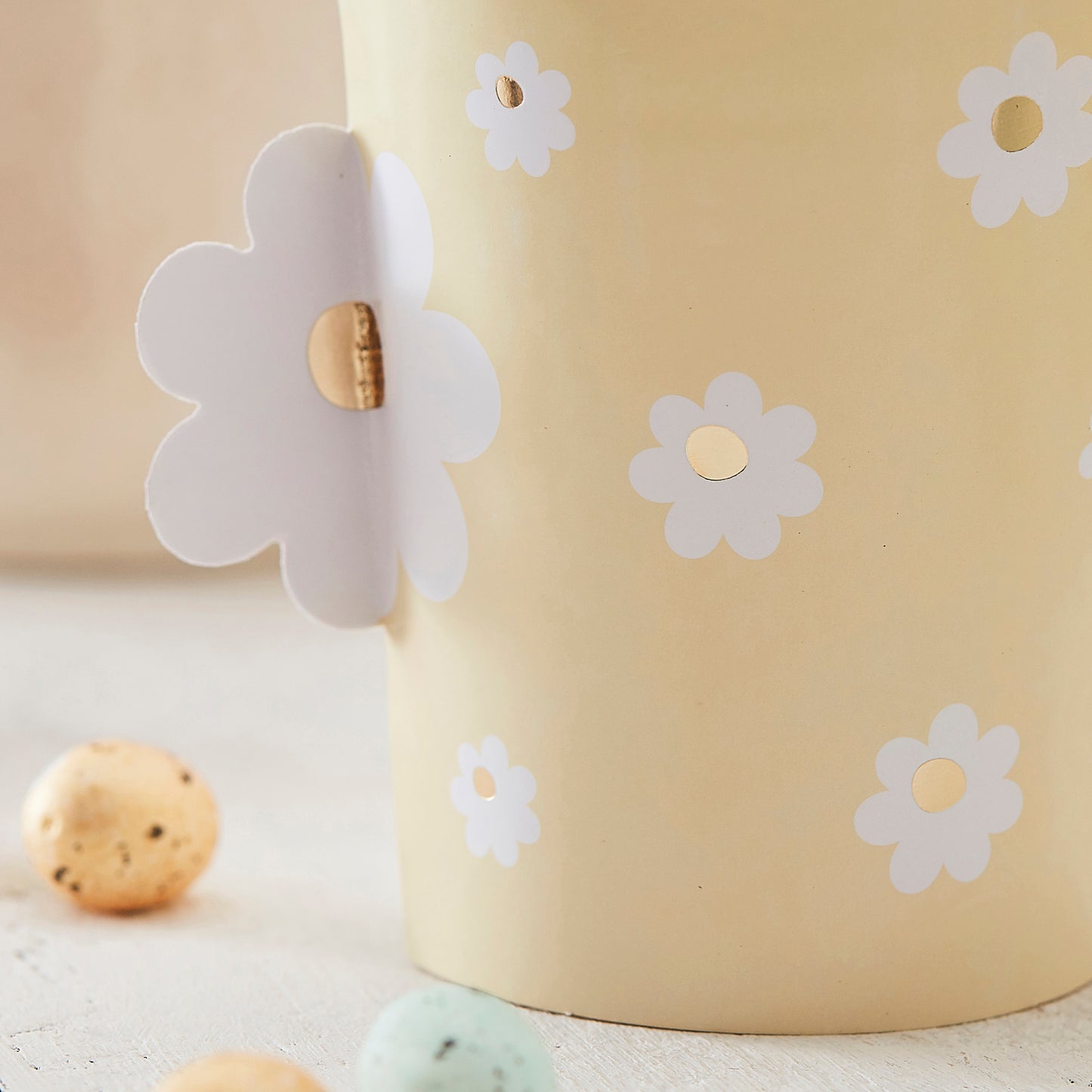 Daisy Easter Paper Cups