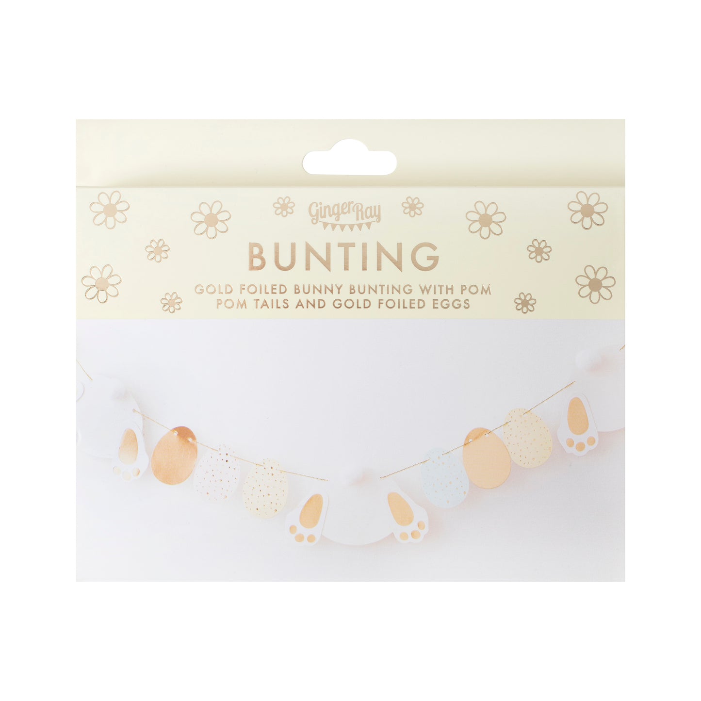 Bunny and Egg Easter Bunting Decoration