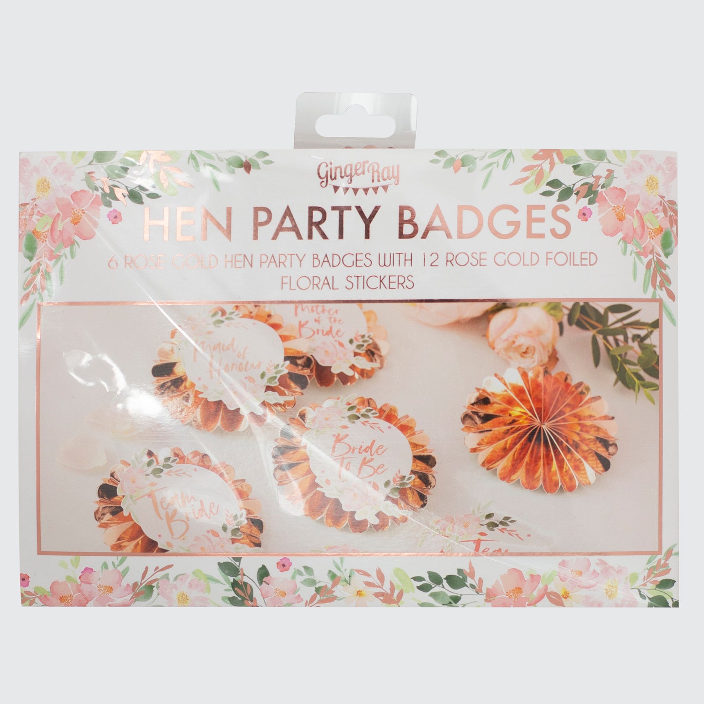 Floral Team Bride Badges