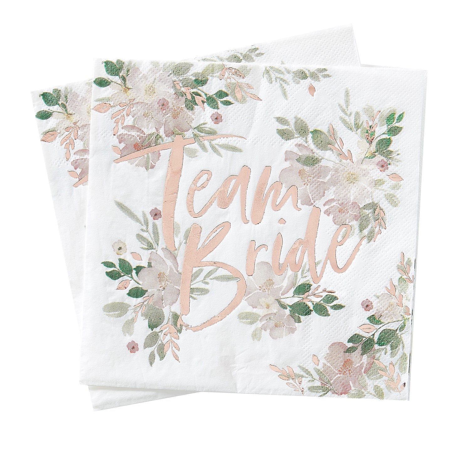 Team Bride Floral Hen Party Napkins
