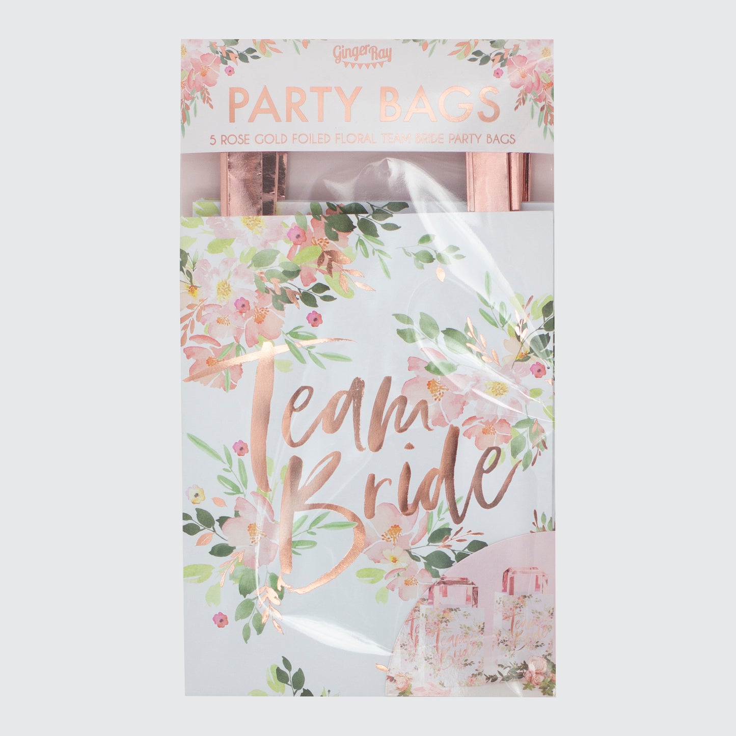 Floral Team Bride Hen Party Bags