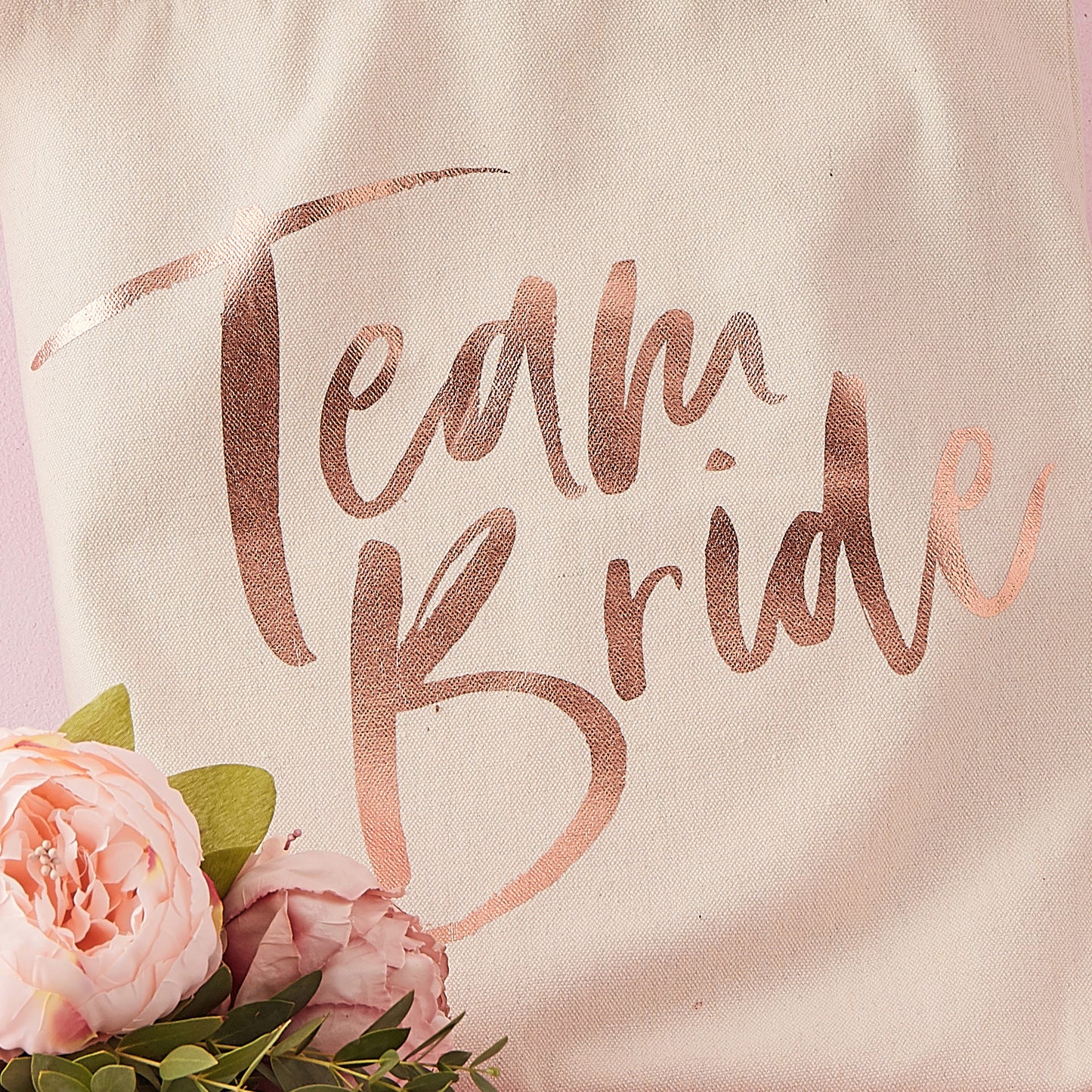 Team Bride Printed Tote Bag - Floral Hen Party