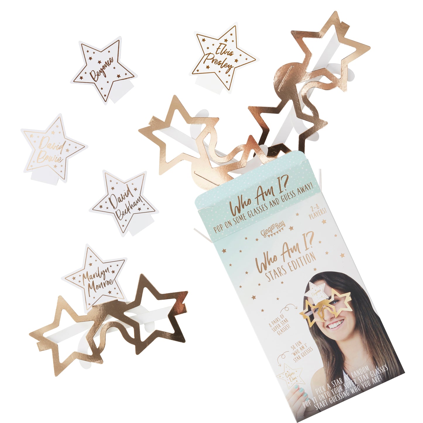 Who Am I? Guessing Game - Star Addition - Ginger Ray Game