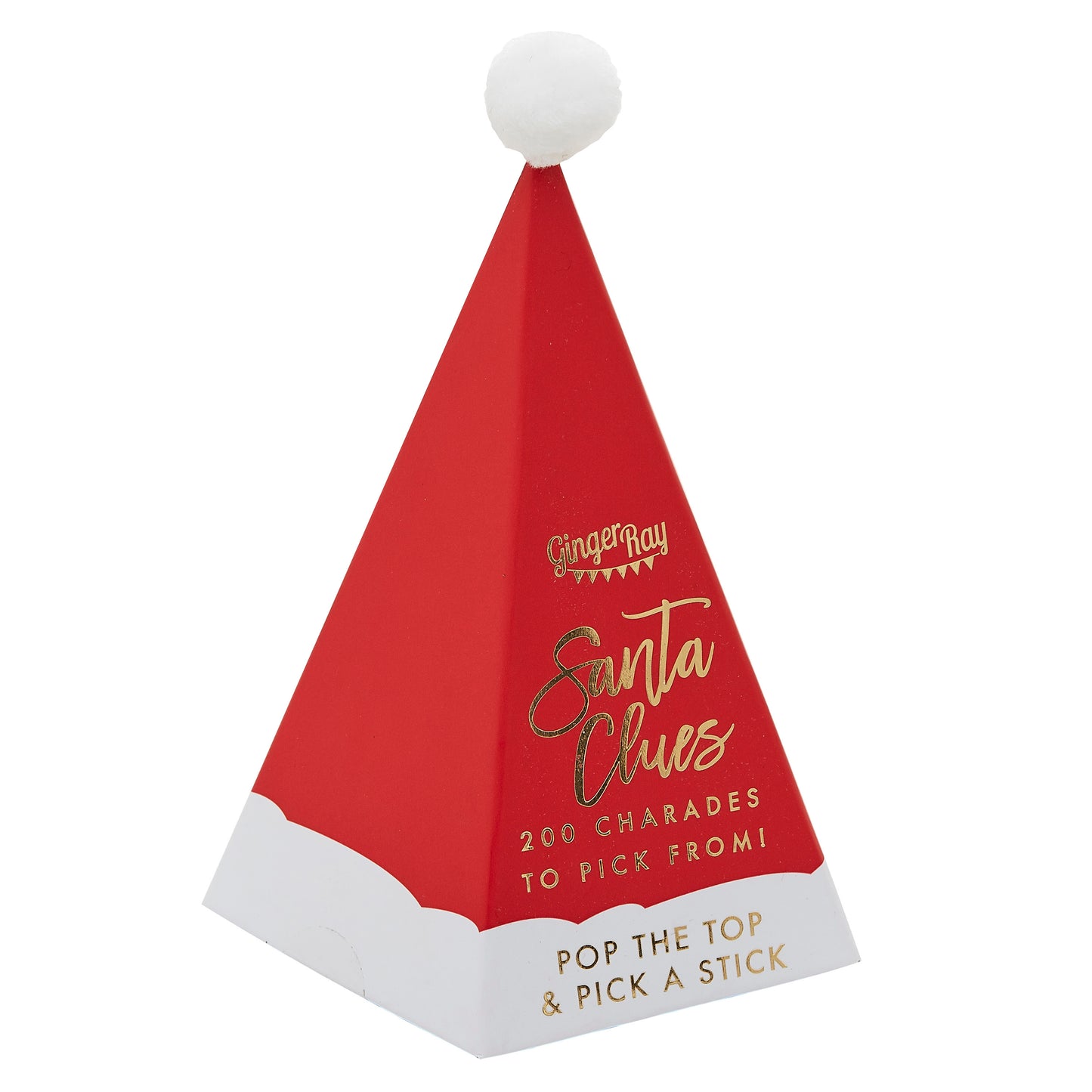 Santa Hat Christmas Charades Family Party Game