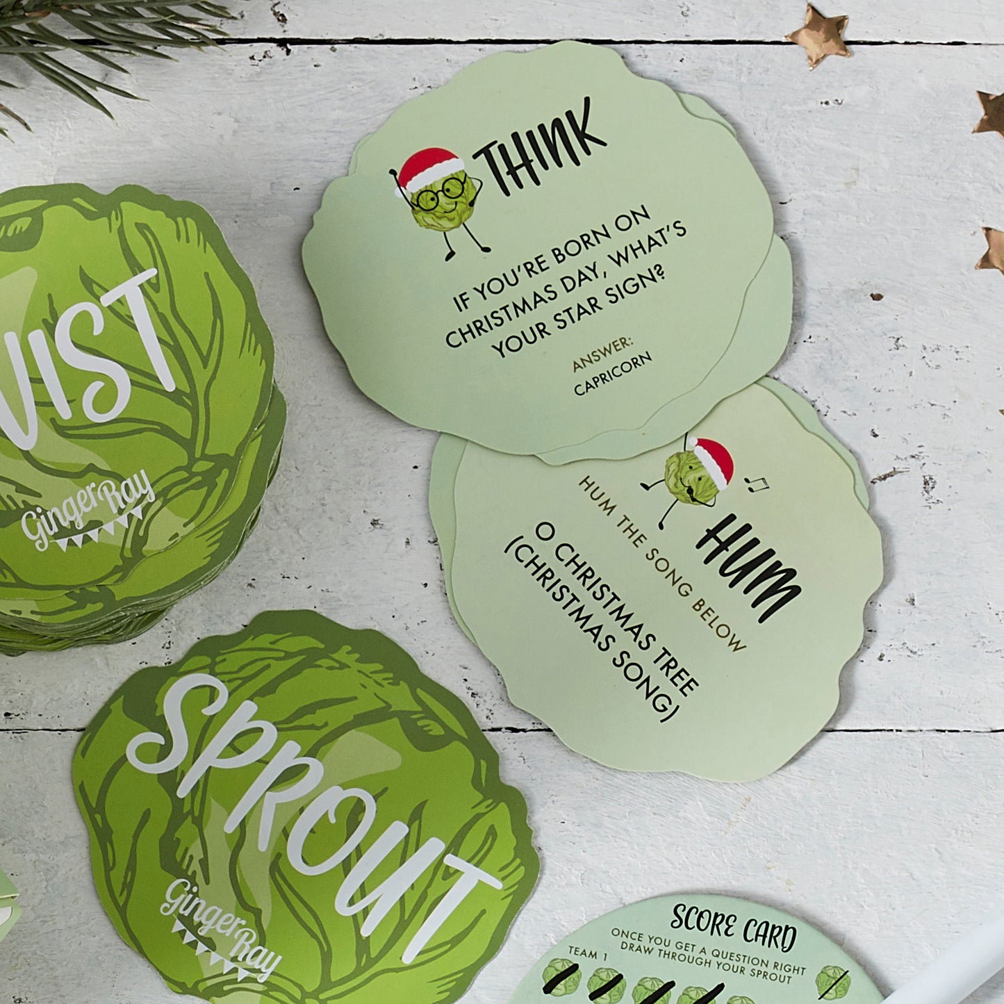 Twist & Sprout Christmas Family Party Game - Ginger Games