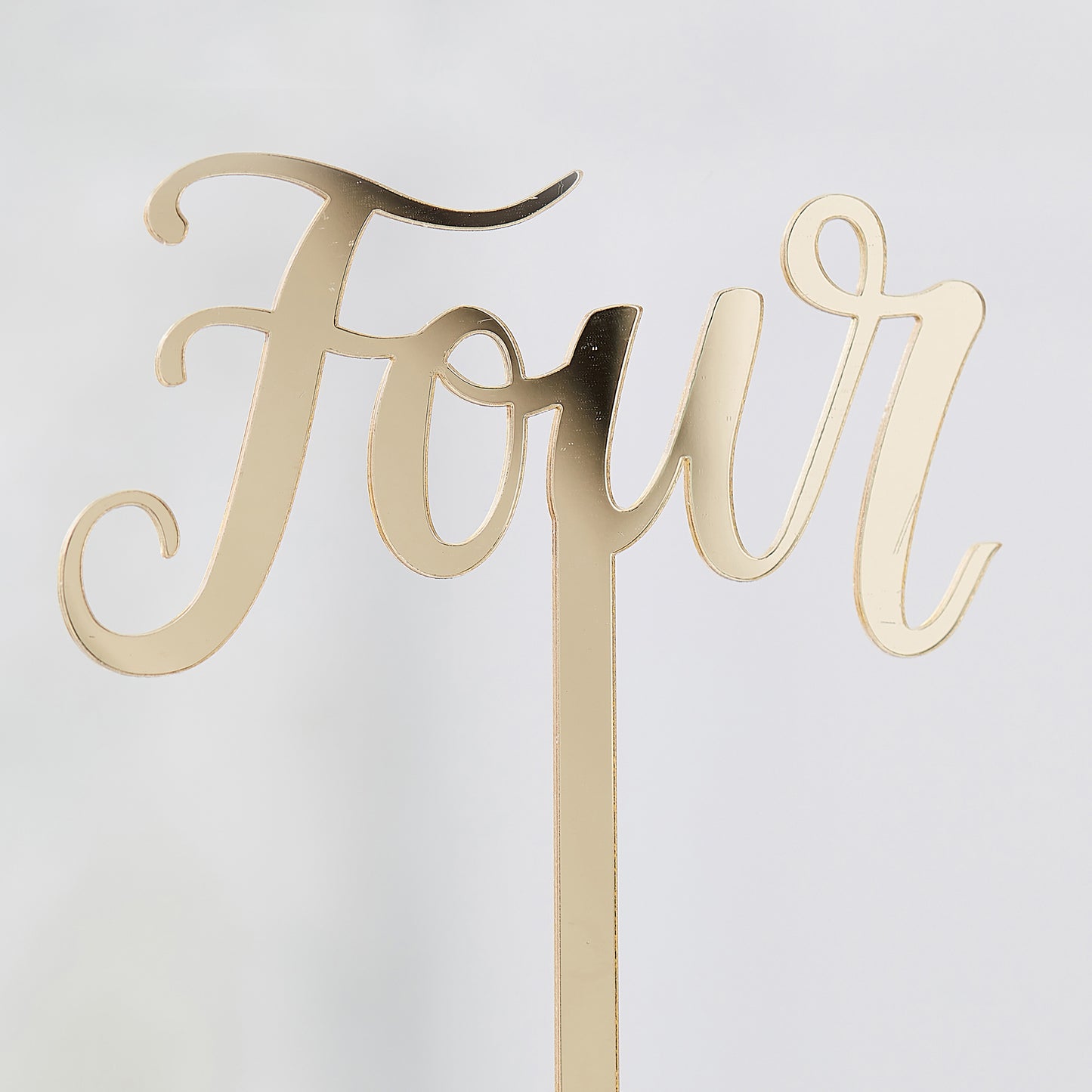 Gold Acrylic Wedding Table Numbers 1-12