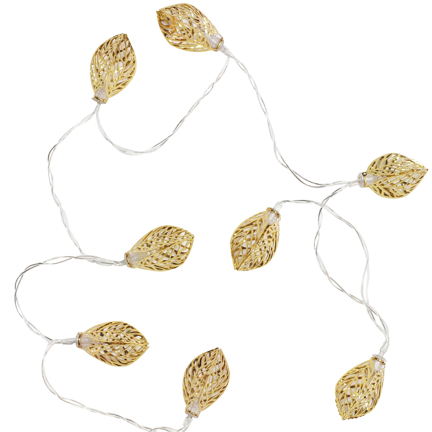Gold Vine Leaf String Lights