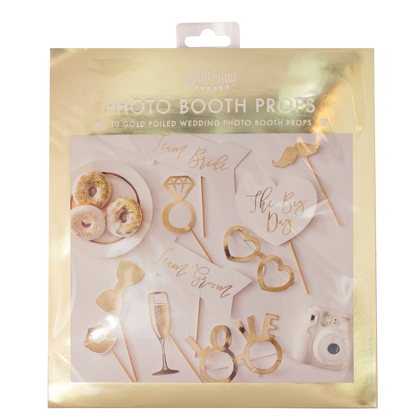 Gold Wedding Photo Booth Props