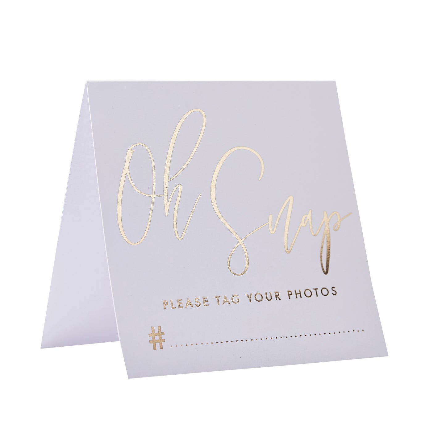 Gold Wedding Hashtag Instagram Cards