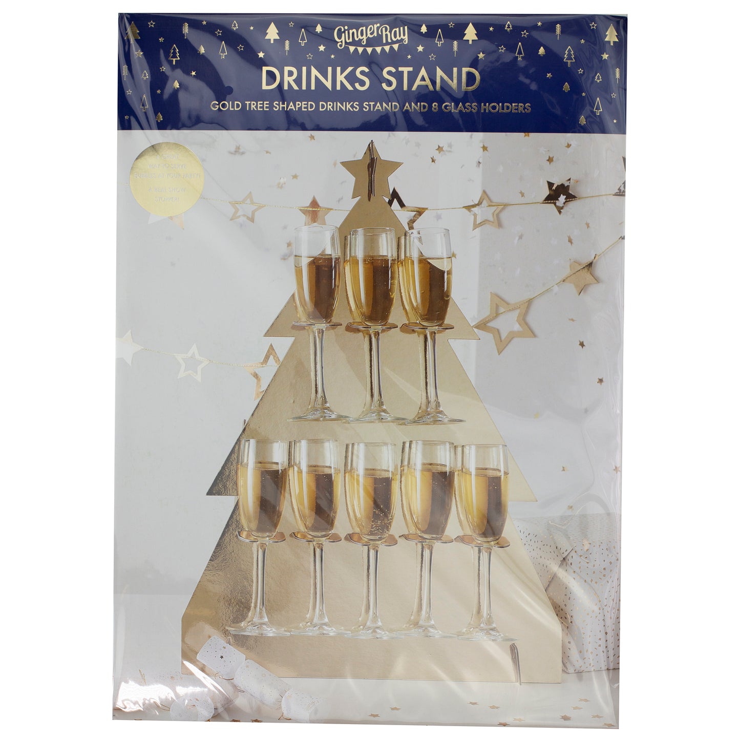 Christmas Tree Shaped Drinks Holder