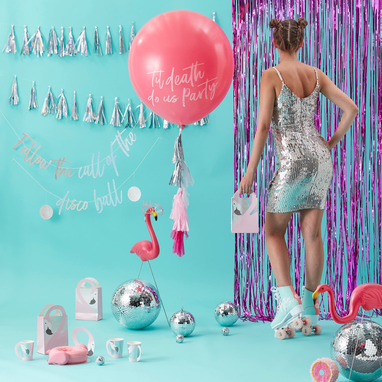 Flamingo Donutter Game - Good Vibes