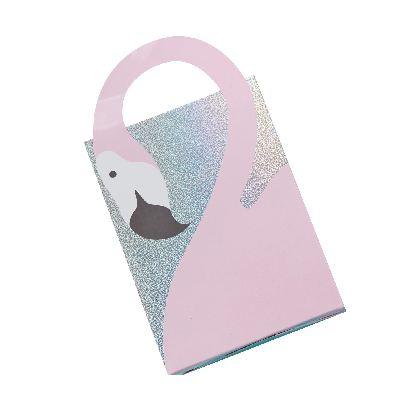 Flamingo Shaped Handle Party Bags - Good Vibes