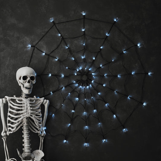 Light Up Halloween Spiderweb
