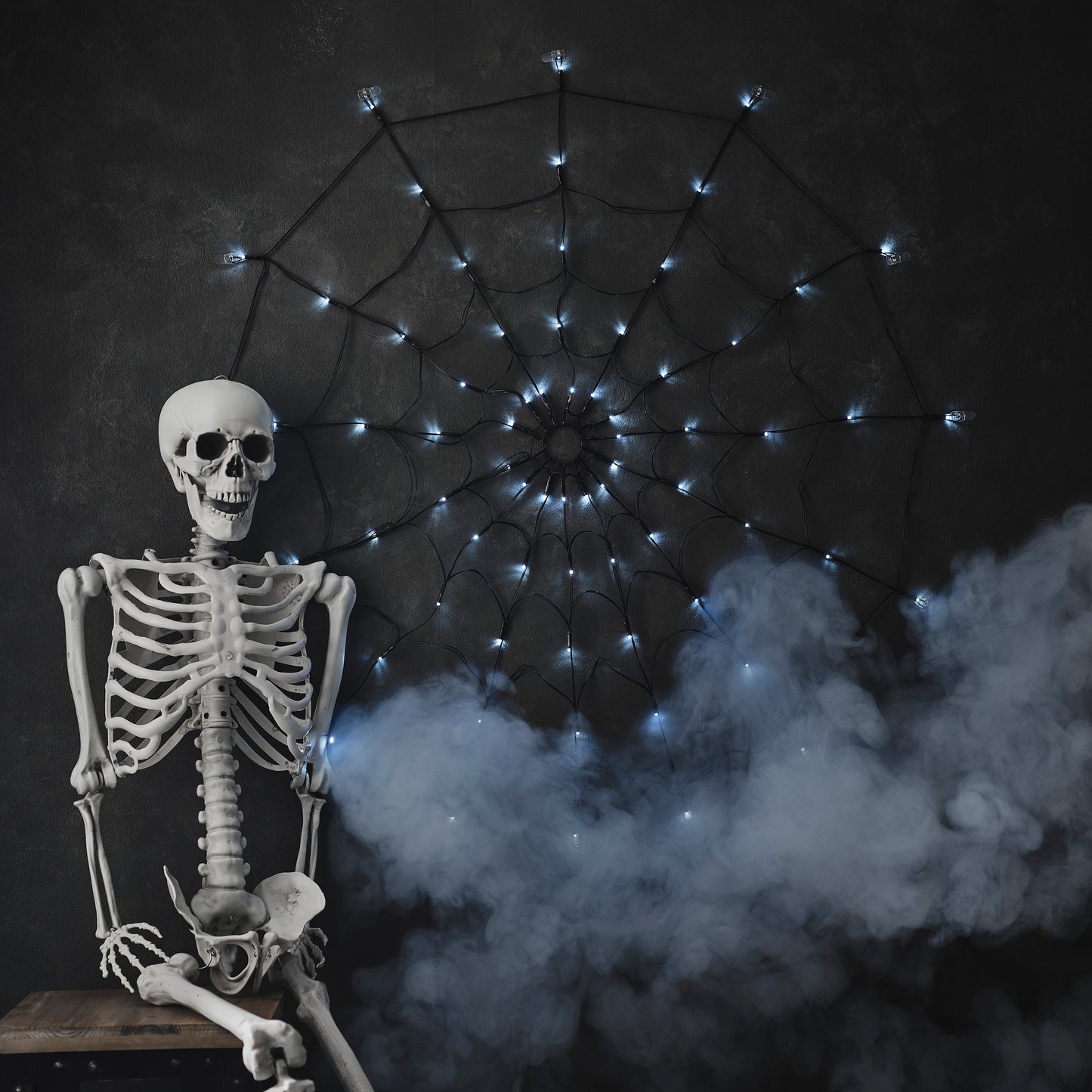 Light Up Halloween Spiderweb