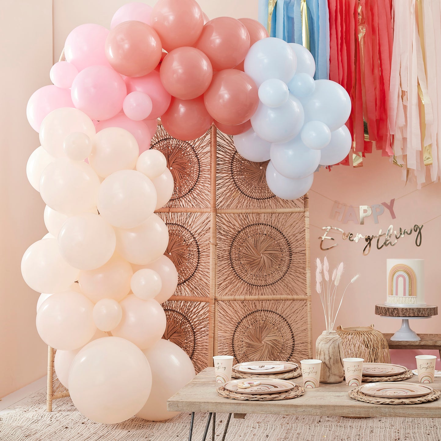 Muted Pastel Balloon Arch Kit