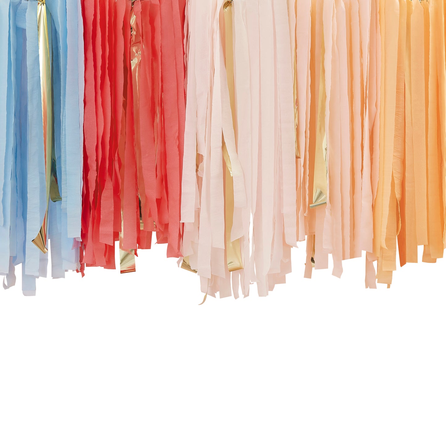 Pastel Hanging Streamer Party Backdrop