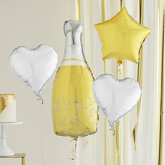 Congratulations Helium Balloons Deluxe Bunch Delivered