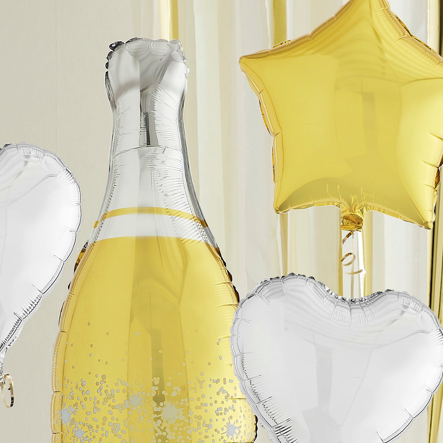 Congratulations Helium Balloons Deluxe Bunch Delivered