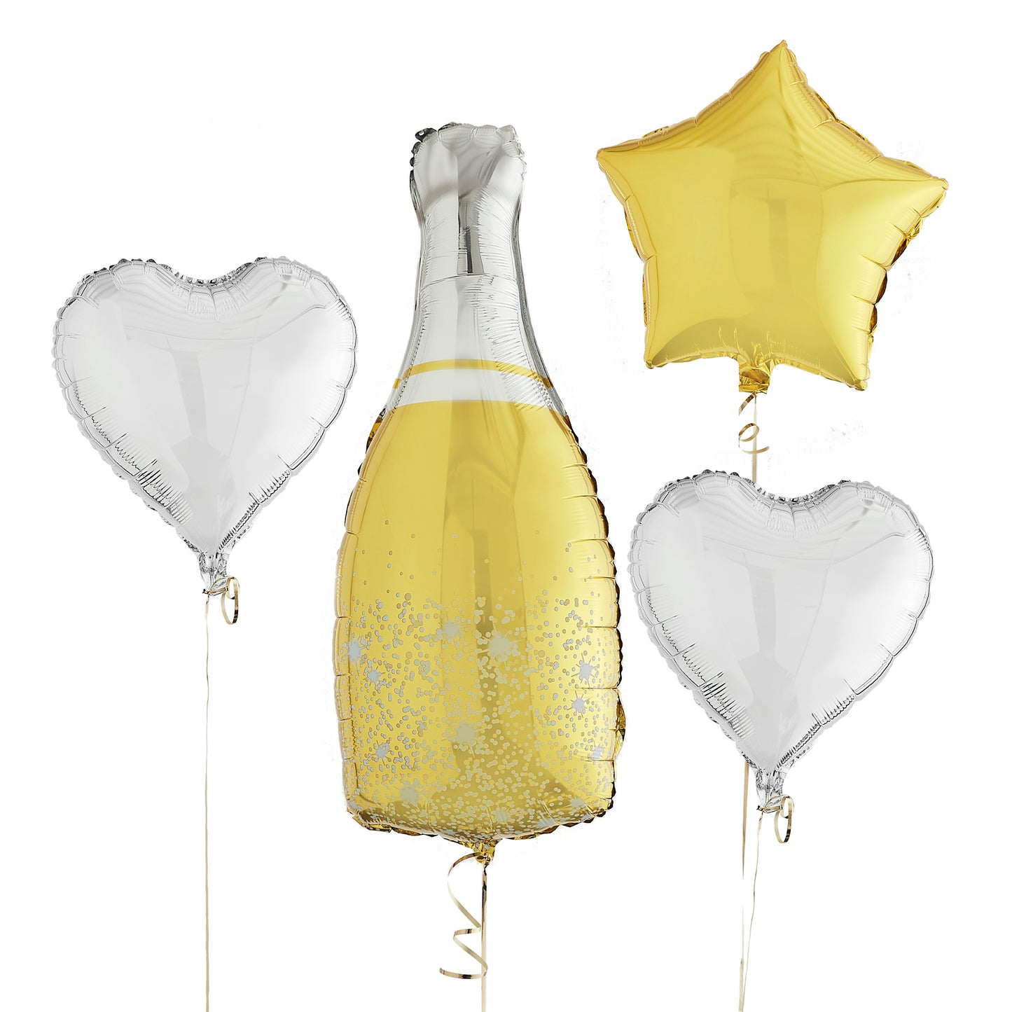 Congratulations Helium Balloons Deluxe Bunch Delivered