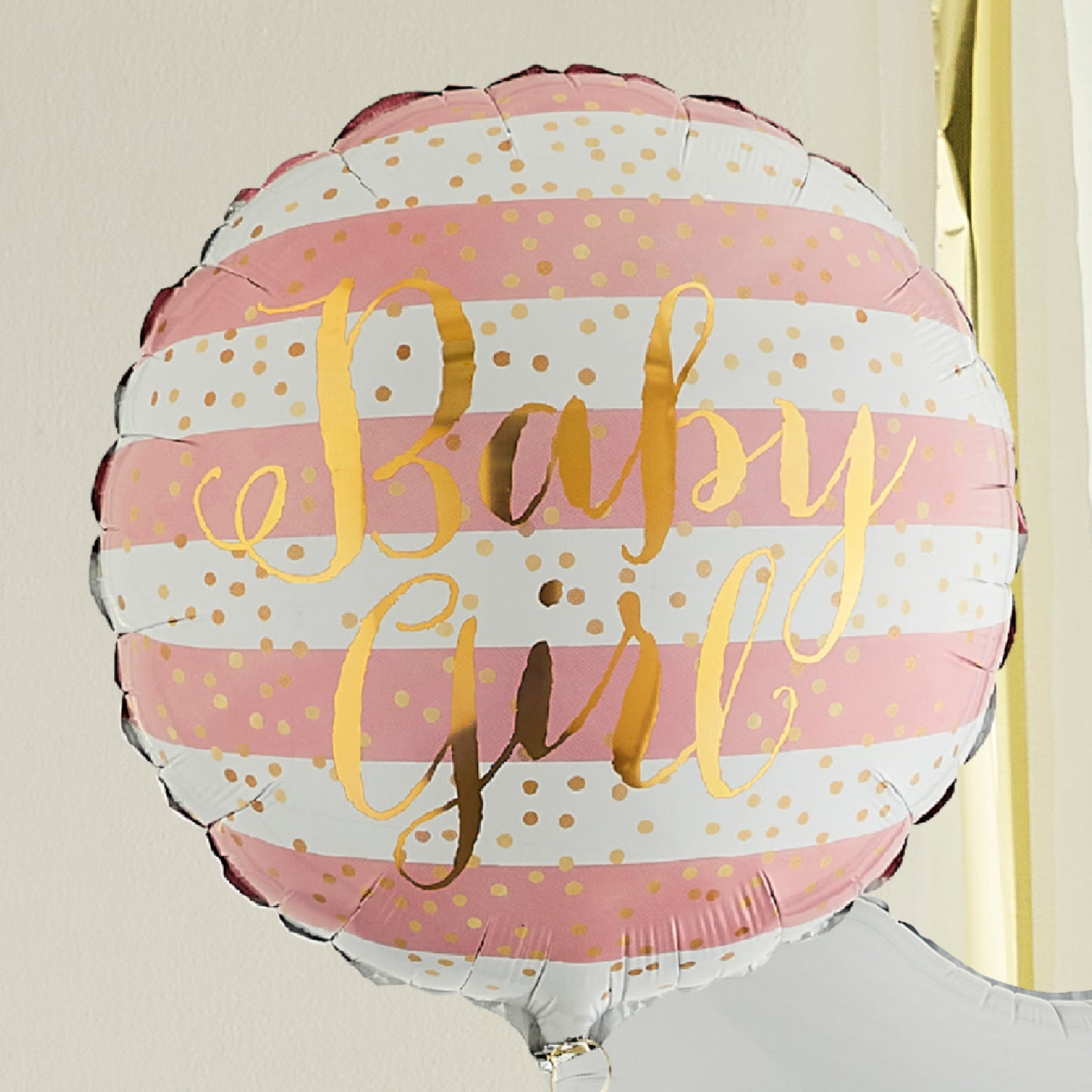 Baby Girl Helium Balloons Delivered