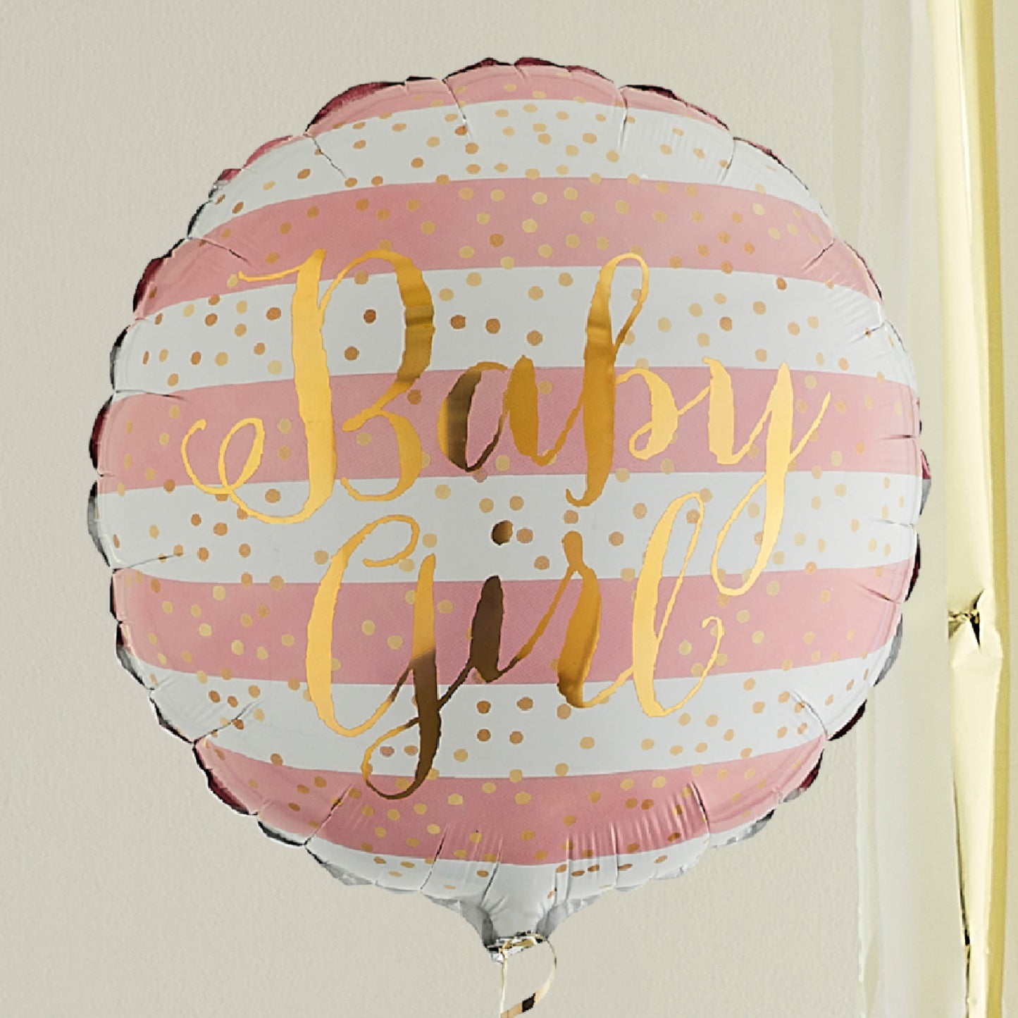 Baby Girl Single Helium Balloon Delivered