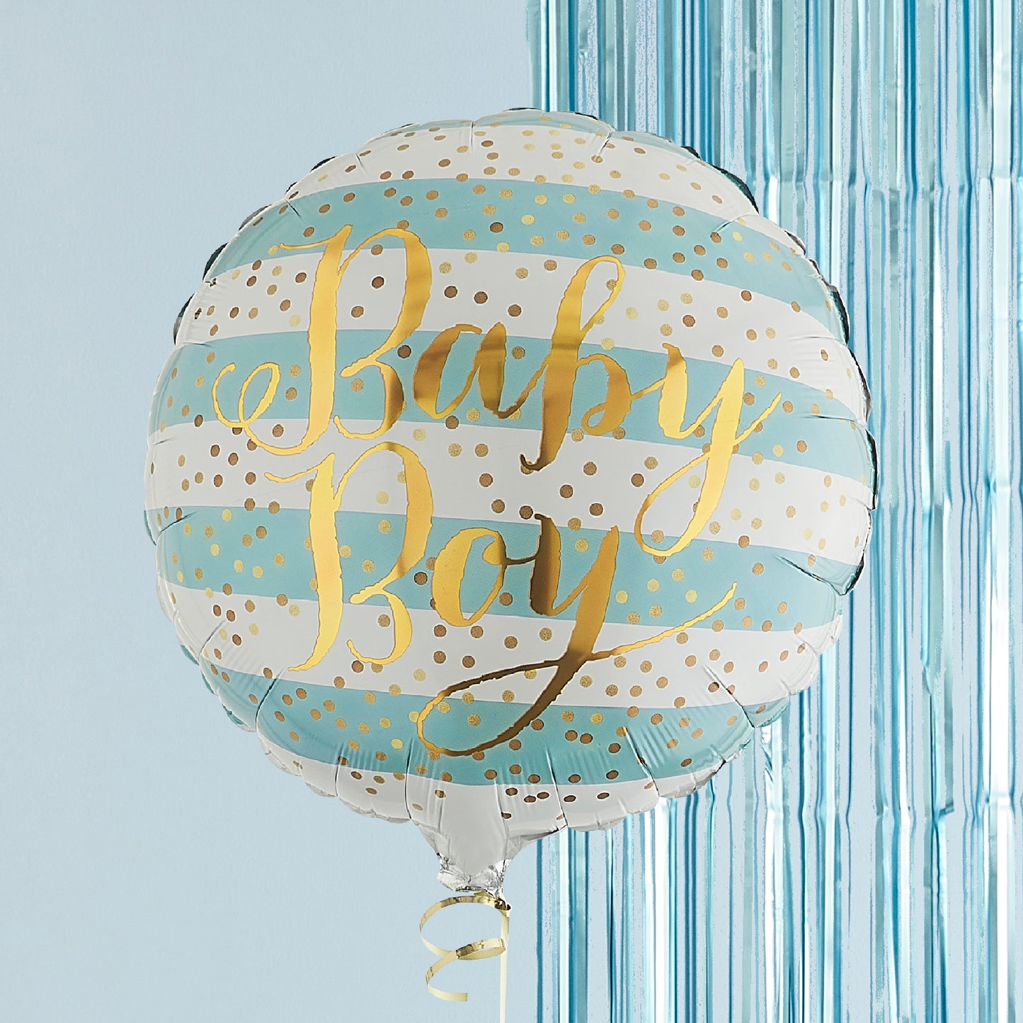 Baby Boy Single Helium Balloon Delivered