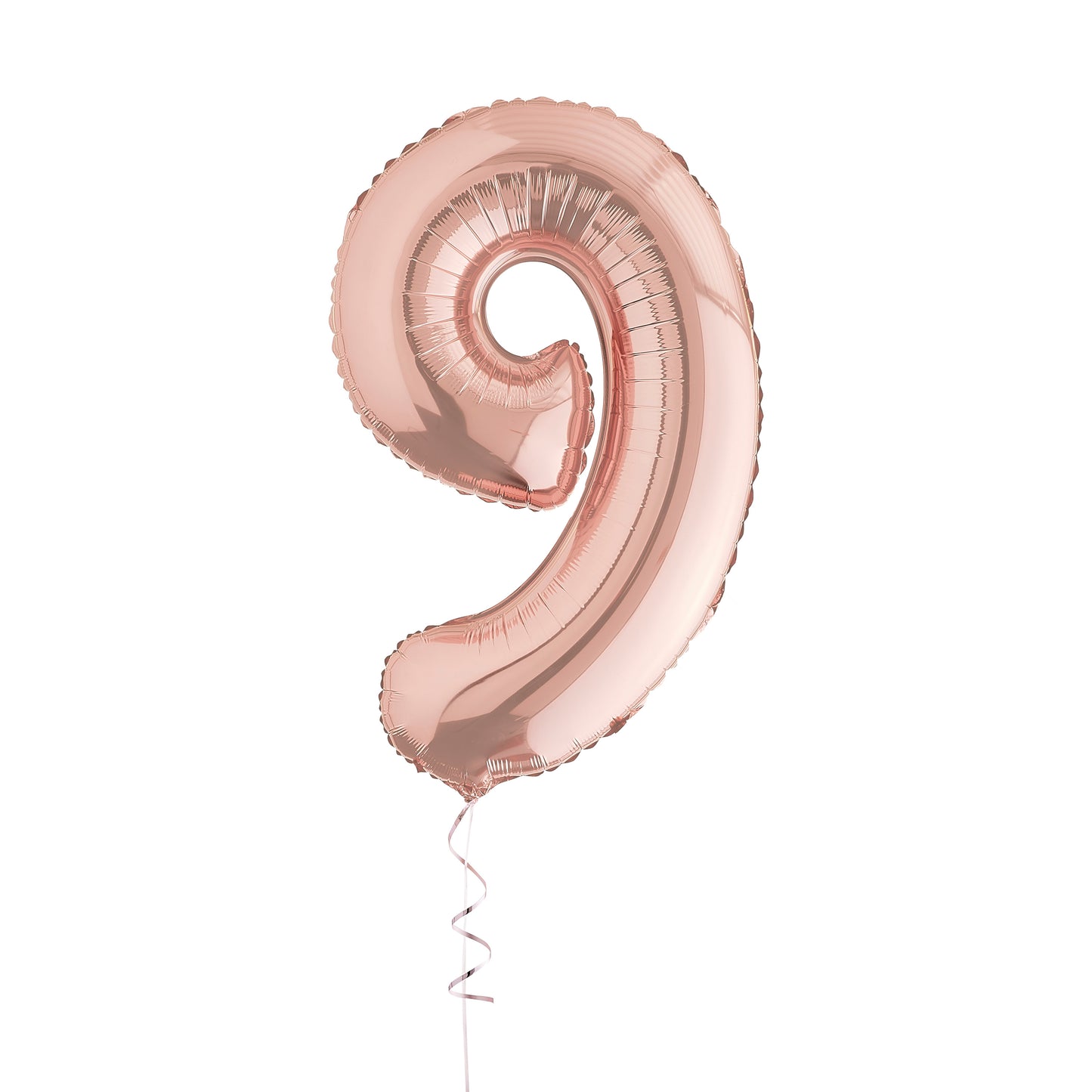 Rose Gold Number 9 Helium Balloon Delivered