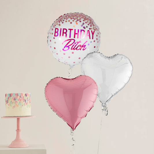 Happy Birthday Bitch Helium Balloons Delivered